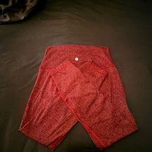 Burgundy Align Leggings